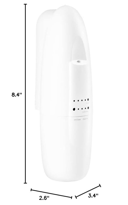 Zinyeme 100ml diffuser in a living room showing long-lasting aroma coverage.