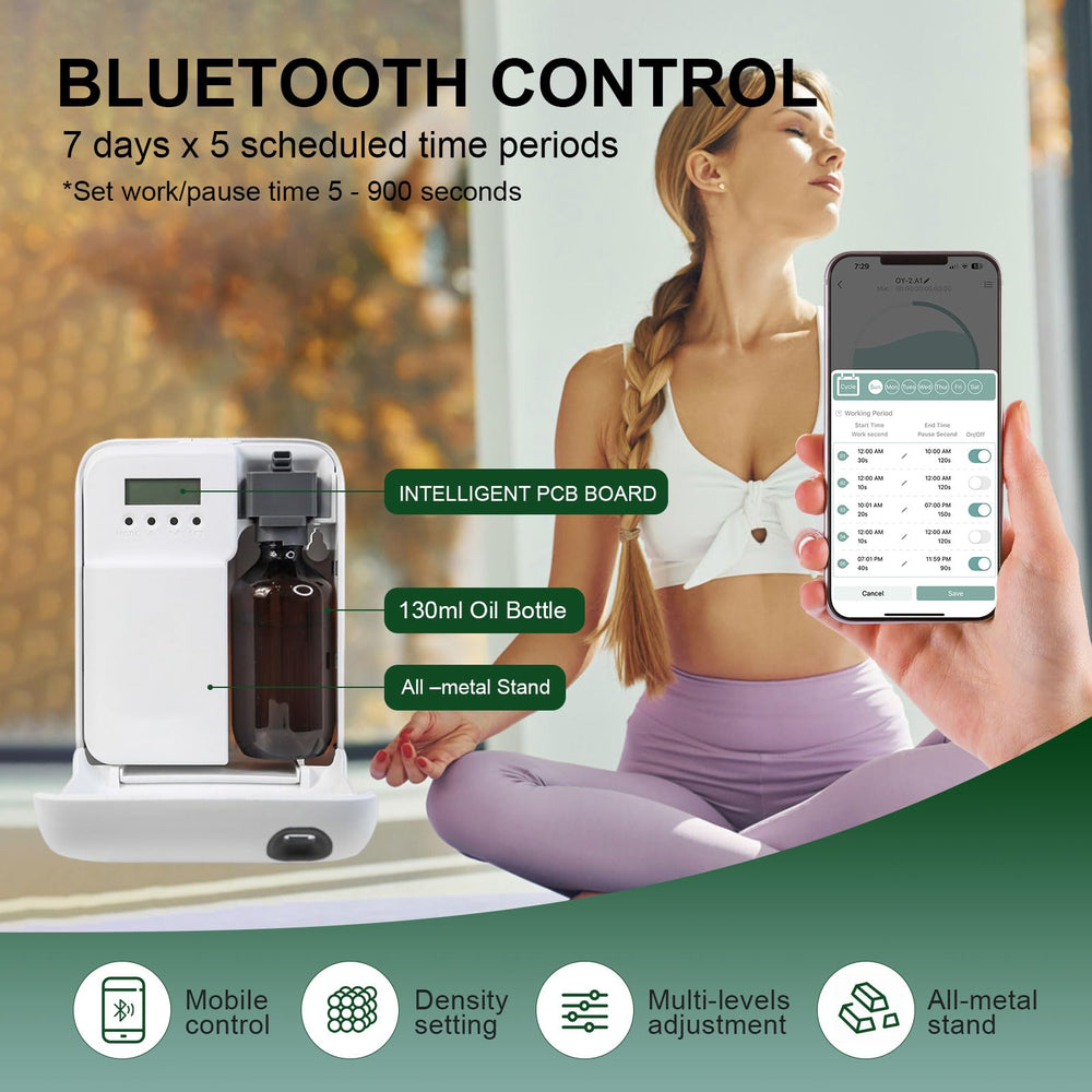 Zinyeme Scent Air Machine top view highlighting slim silhouette