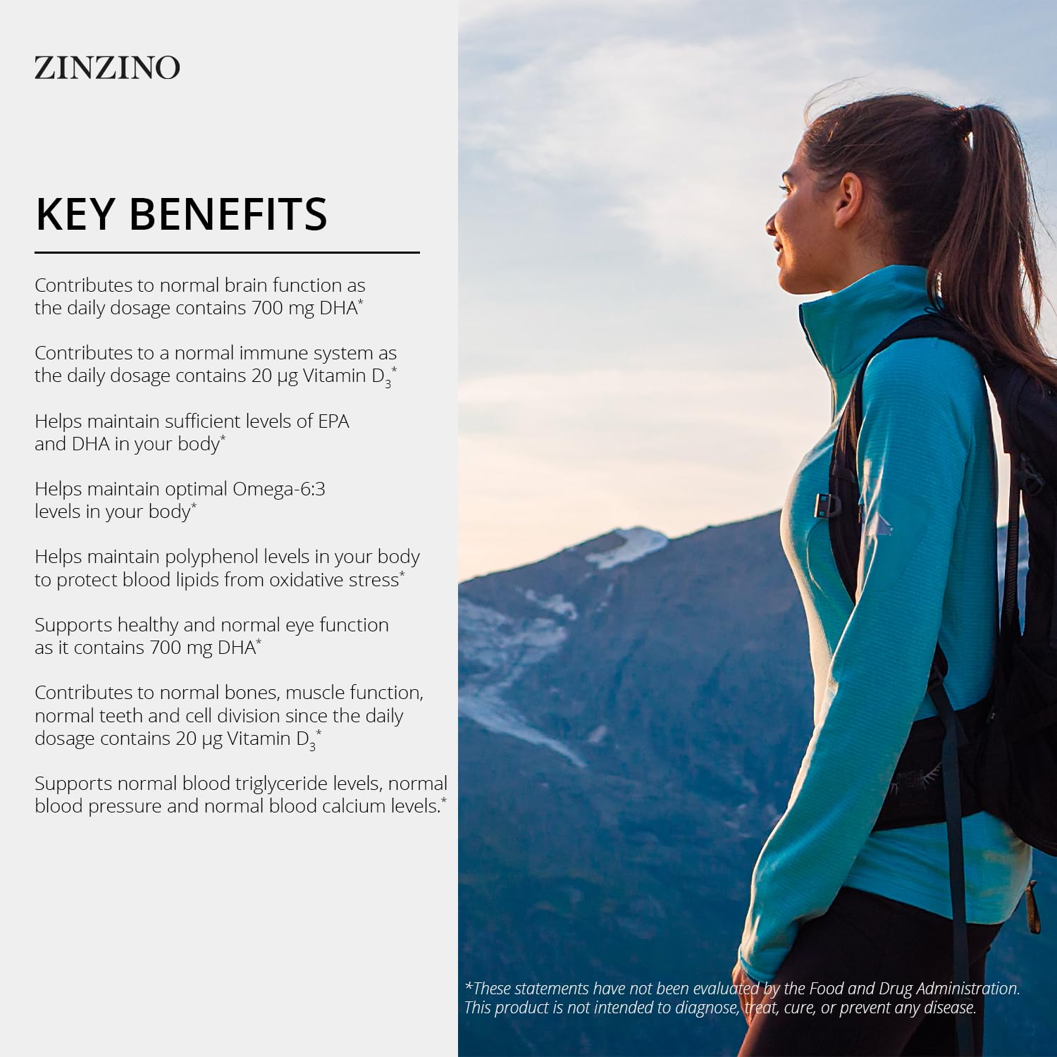 Zinzino BalanceOil+ olive oil pour emphasizes polyphenol-rich antioxidant blend
