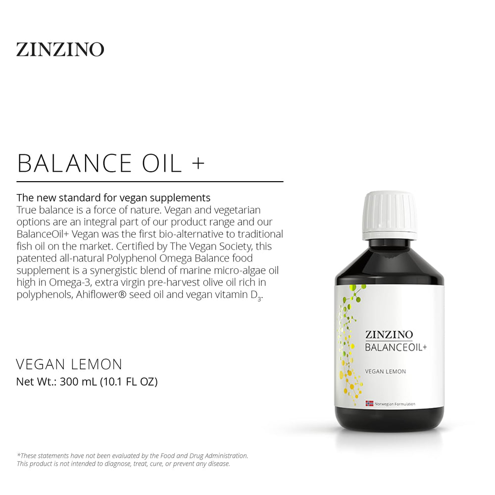 Dropper poised to pour BalanceOil+ Lemon into a glass
