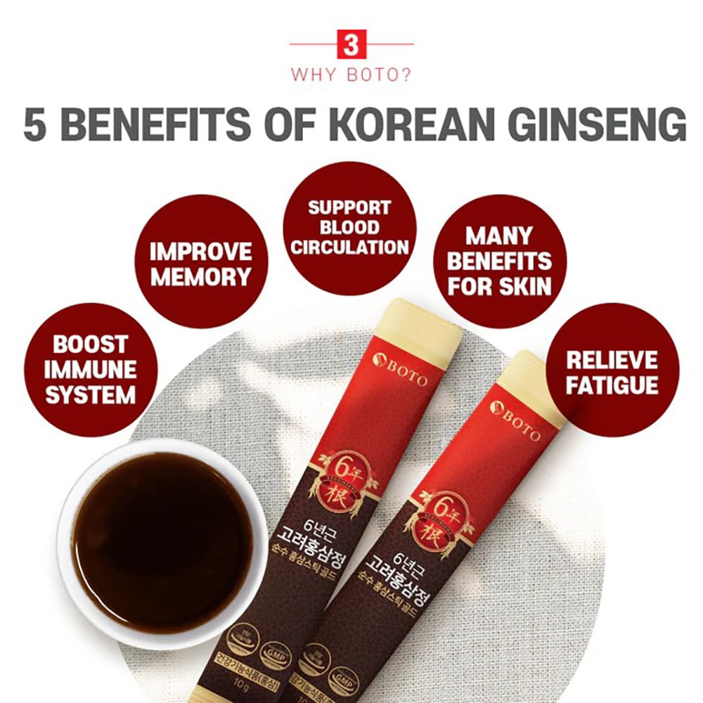ZIOSTAND BOTO6 no additives for pure ginseng extract.