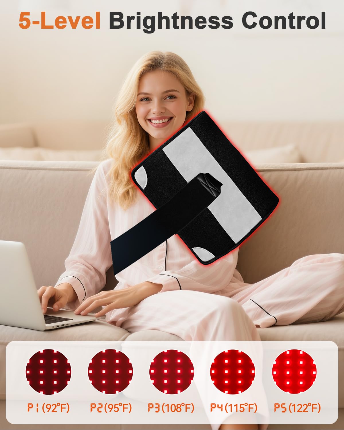 35W high-power output delivers even coverage for relaxing home use.