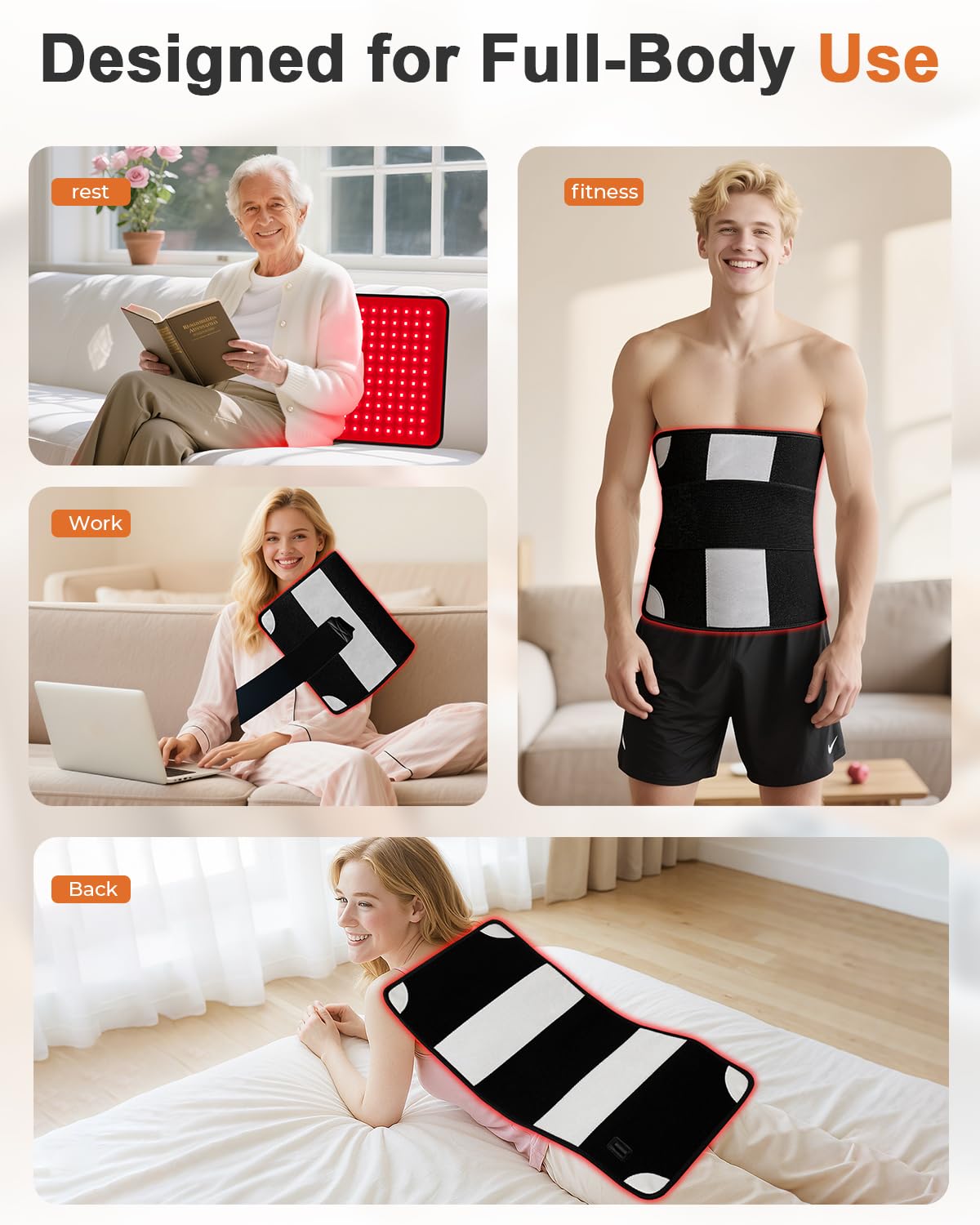Ziptly mat features a wearable belt design for hands-free use.
