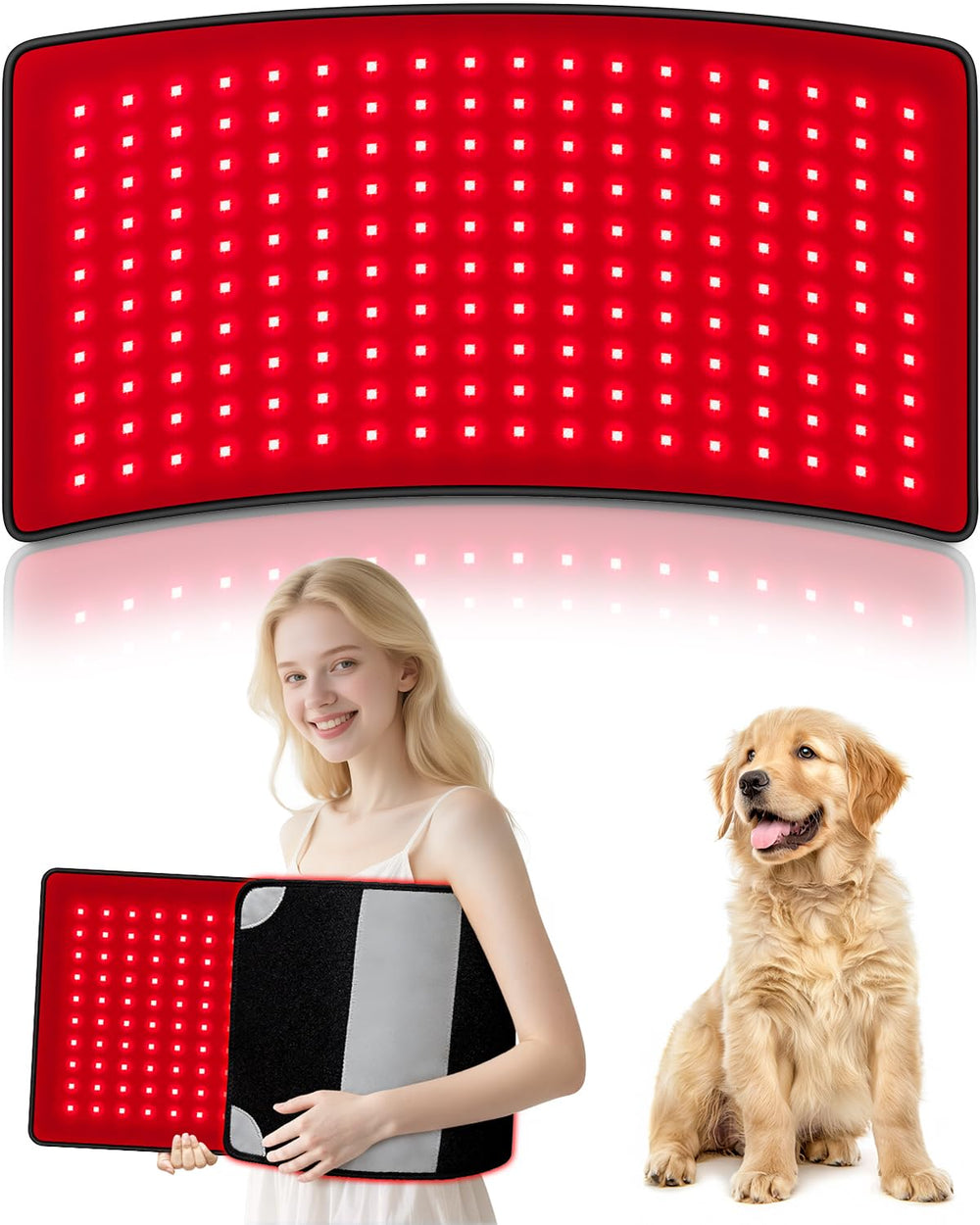 Ziptly red light therapy mat offers wide coverage for at-home sessions.