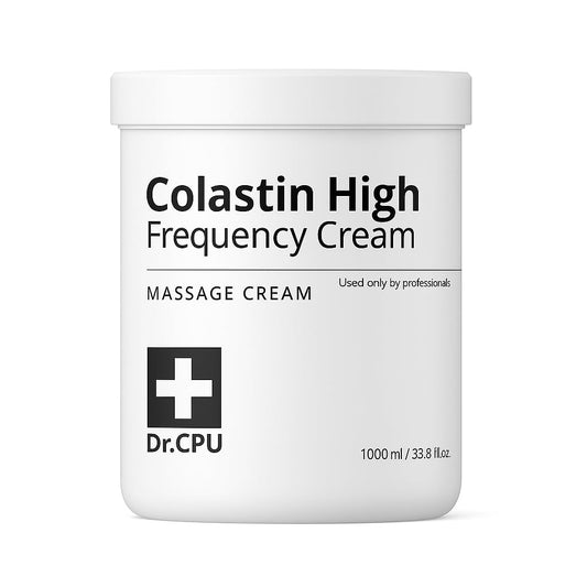 ZiQ Dr. CPU Collastin cream on the face offers hydration and elasticity.