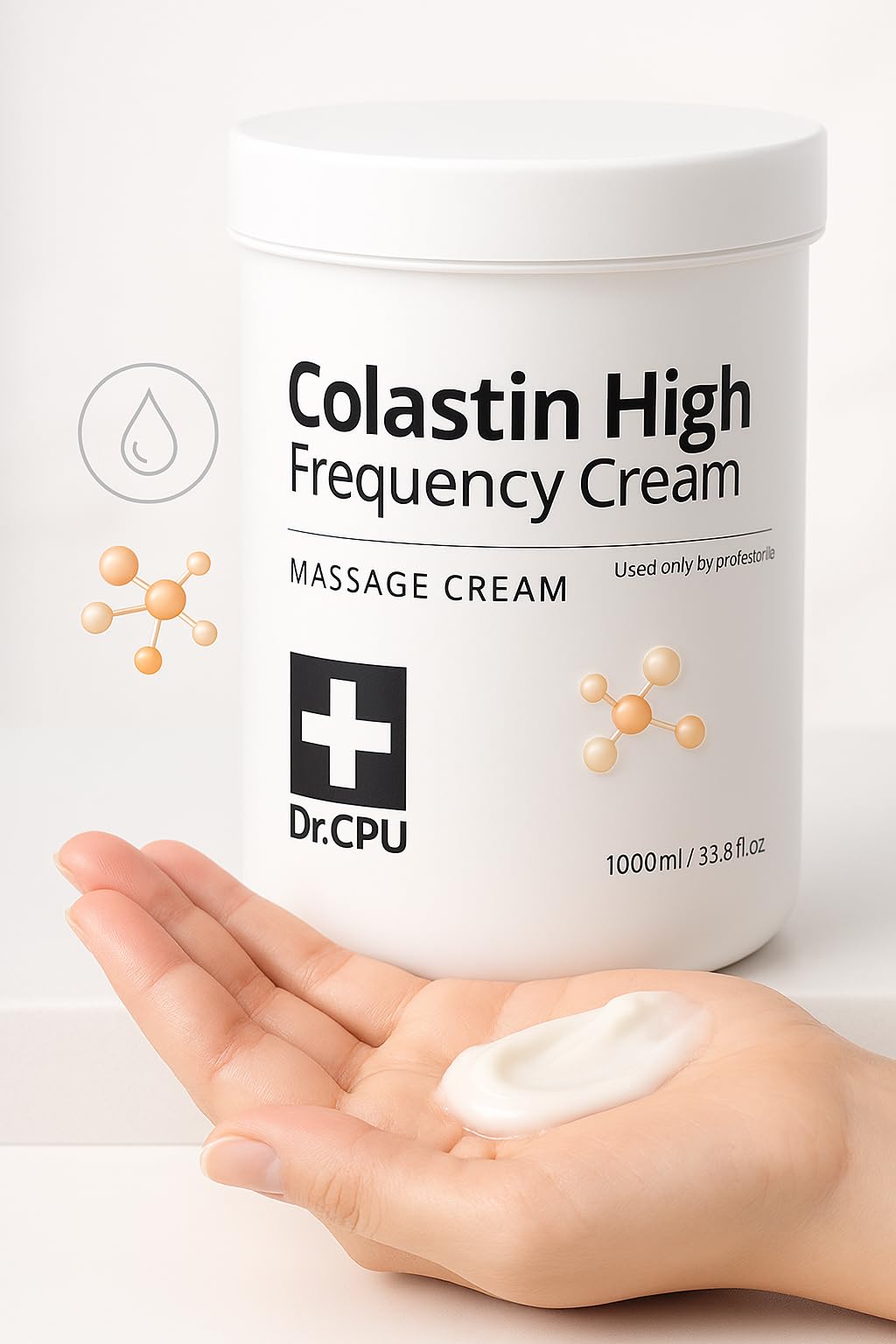 Olive and macadamia oils provide nourishing slip in Collastin cream.