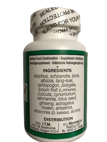 Close-up of zizyphus 18 yang xin pian tablets for daily calm potential.
