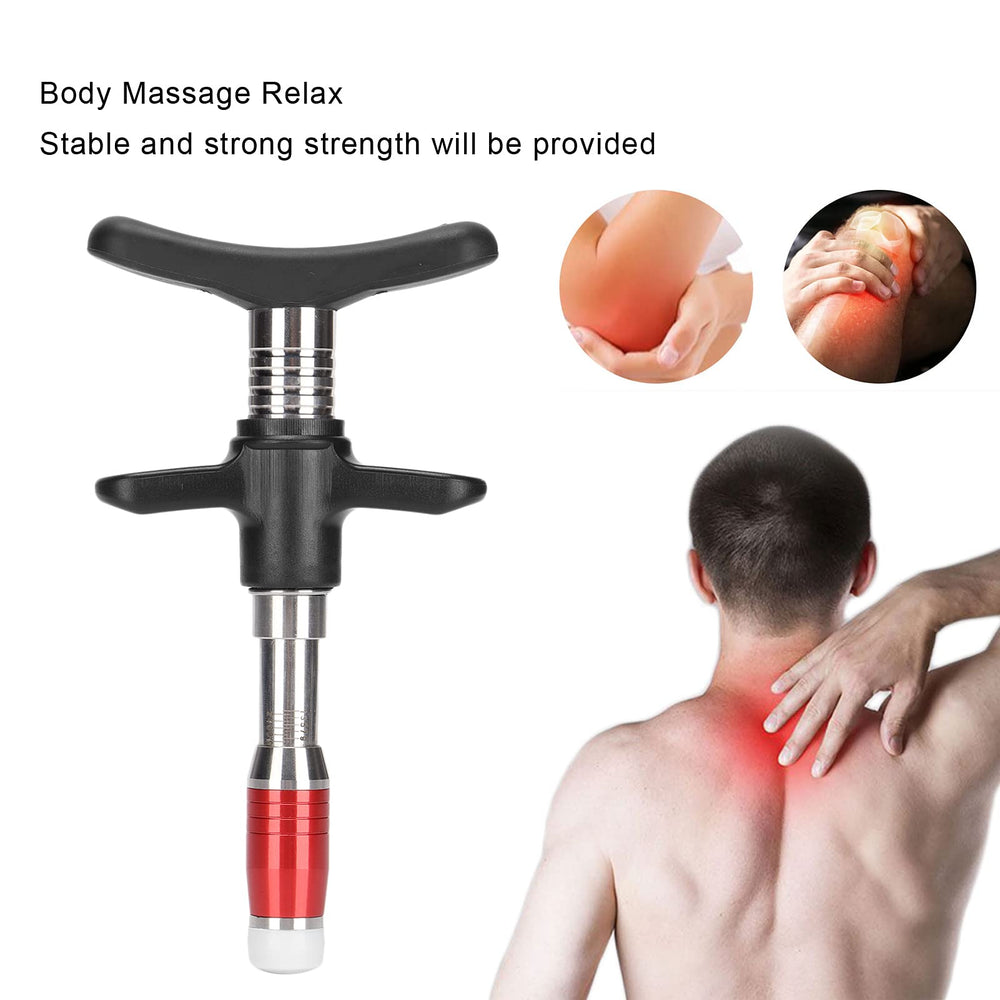 ZJchao chiropractic tool massage head targets chest and spine massage