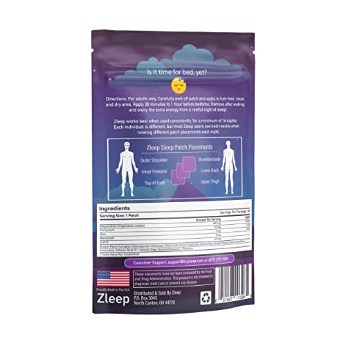 Zleep sleep patch on arm shows easy placement for rest.