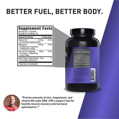 ZMA JYM capsules closeup highlights the precise mineral formulation for athletes.
