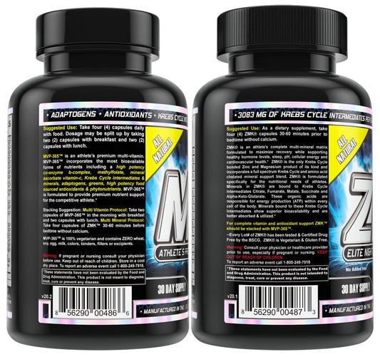ZMK Nighttime Multi-Mineral bottle highlighting sleep-friendly minerals