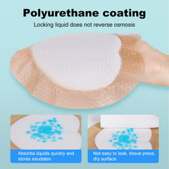 ZMZPA gentle silicone adhesion supports painless removal during dressing changes.