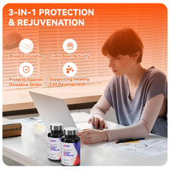 ZNC bottle detail highlighting Vitamin B6 and B12 for daily energy.