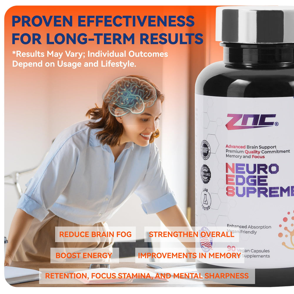 ZNC Bacopa Monnieri visual promoting calm focus during study.