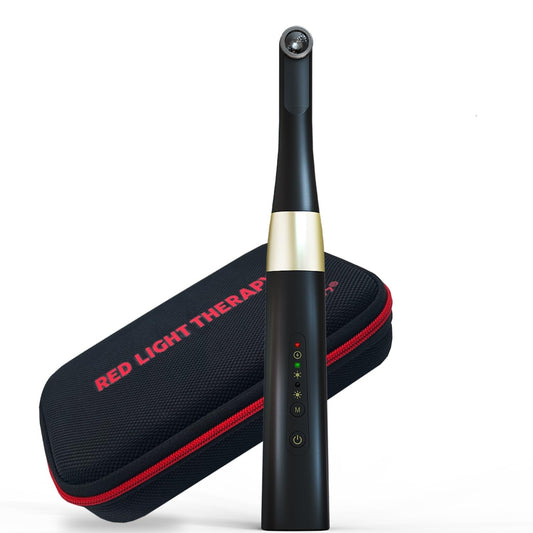 Zobosin red-light device for cold sore lips delivers soothing warmth and targeted relief