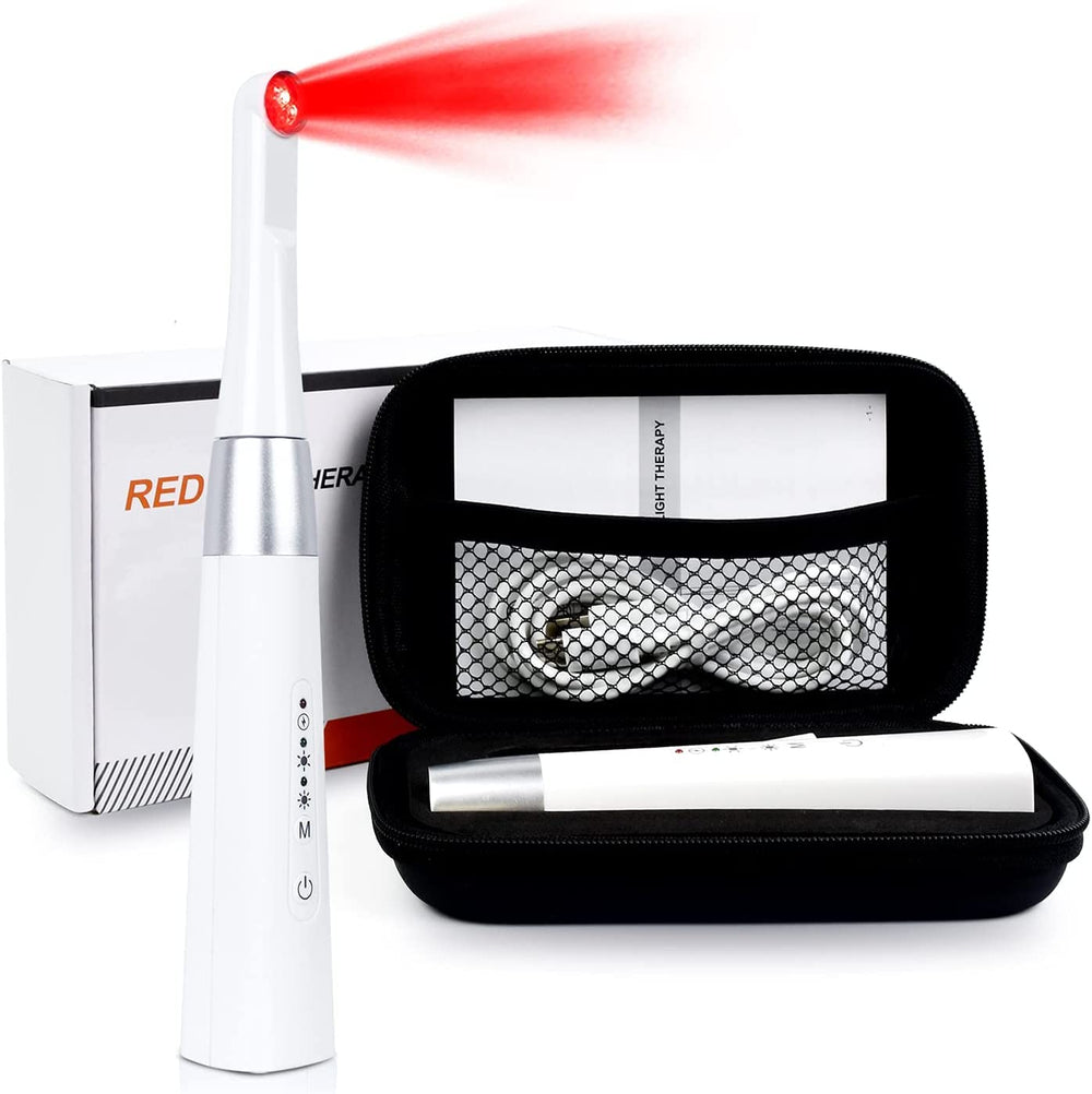Zobosin red light therapy wand for the face provides targeted relief and skin support.