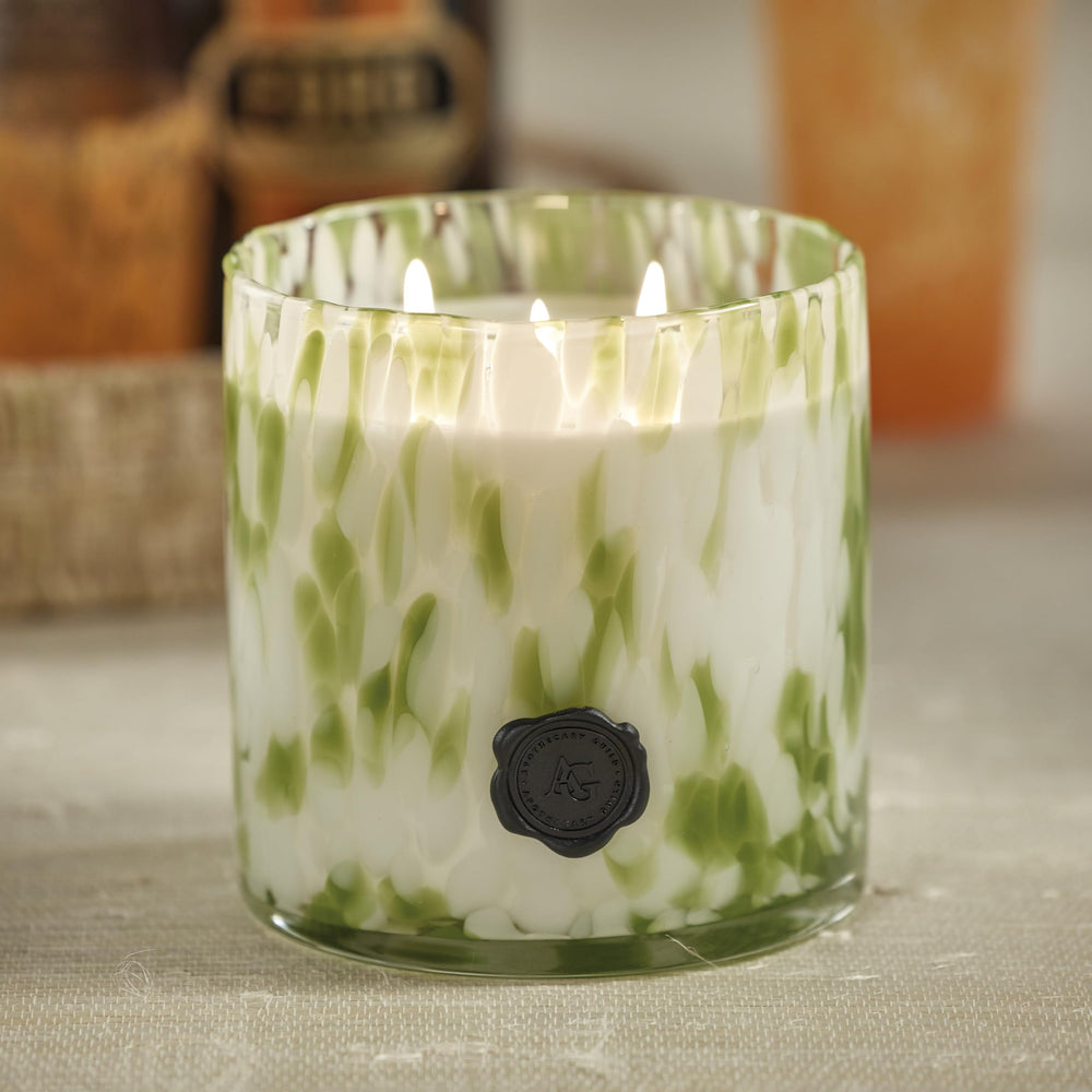 Zodax 3-wick candle burn for even fragrance in larger spaces