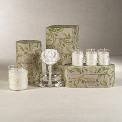 Bathroom setup with Neroli Absolute adding fresh floral notes