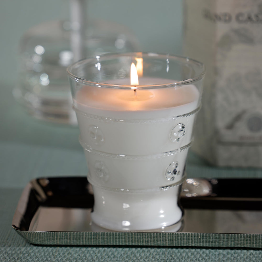 Decorative Grand Casablanca candle display as part of refined home décor.
