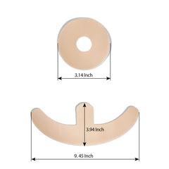 Close-up of the adhesive silicone layer on ZODENIS scar sheets.