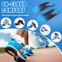 ZOEHERO versatile insoles suitable for boots, sneakers, and hiking shoes.