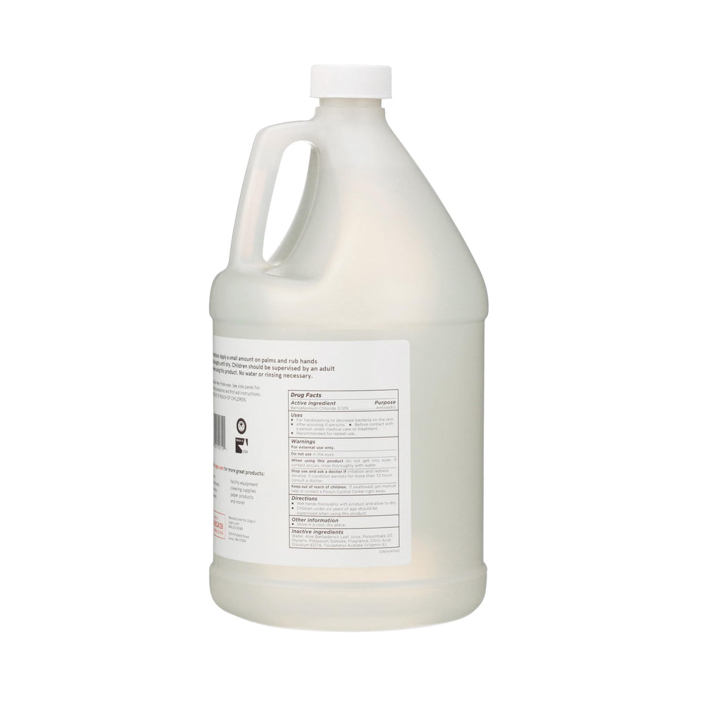 Zogics foam sanitizer compatible with professional dispensers in offices.
