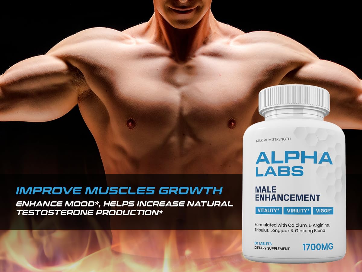 Zonata Alpha Labs male strength capsules showing the natural formula for performance