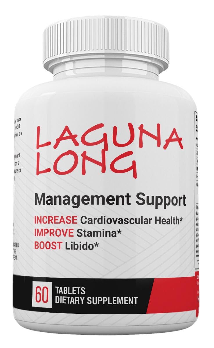 Zonata Laguna Long tablets in a sleek bottle offering sustained energy support