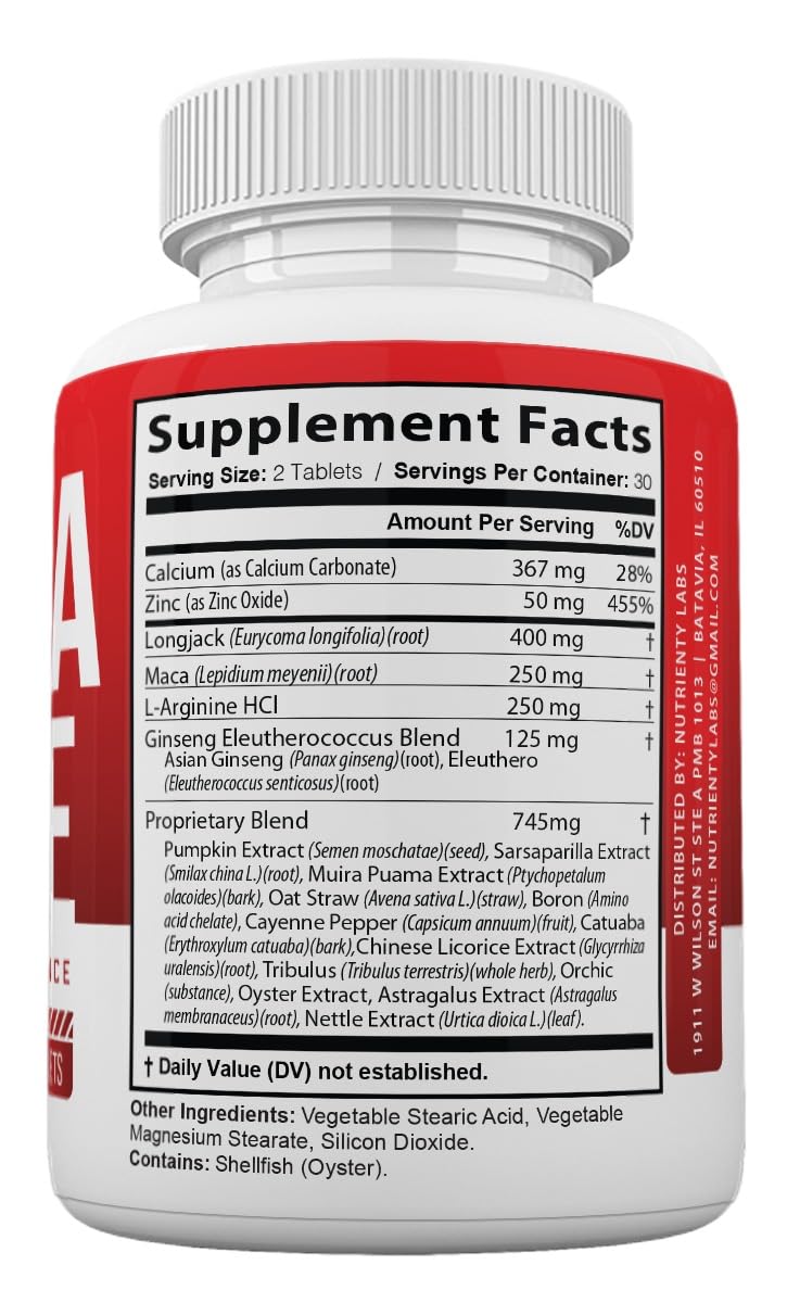 Zonata Ultra Male Pills tablets close-up highlighting the multi-ingredient formula.
