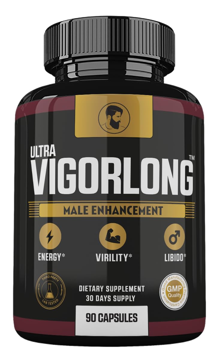 Zonata Ultra VigorLong bottle front highlighting packaging for energy support