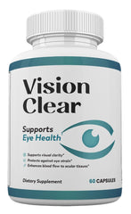 Zonata Vision Clear bottle pour showing easy-to-take eye health capsules for daily support