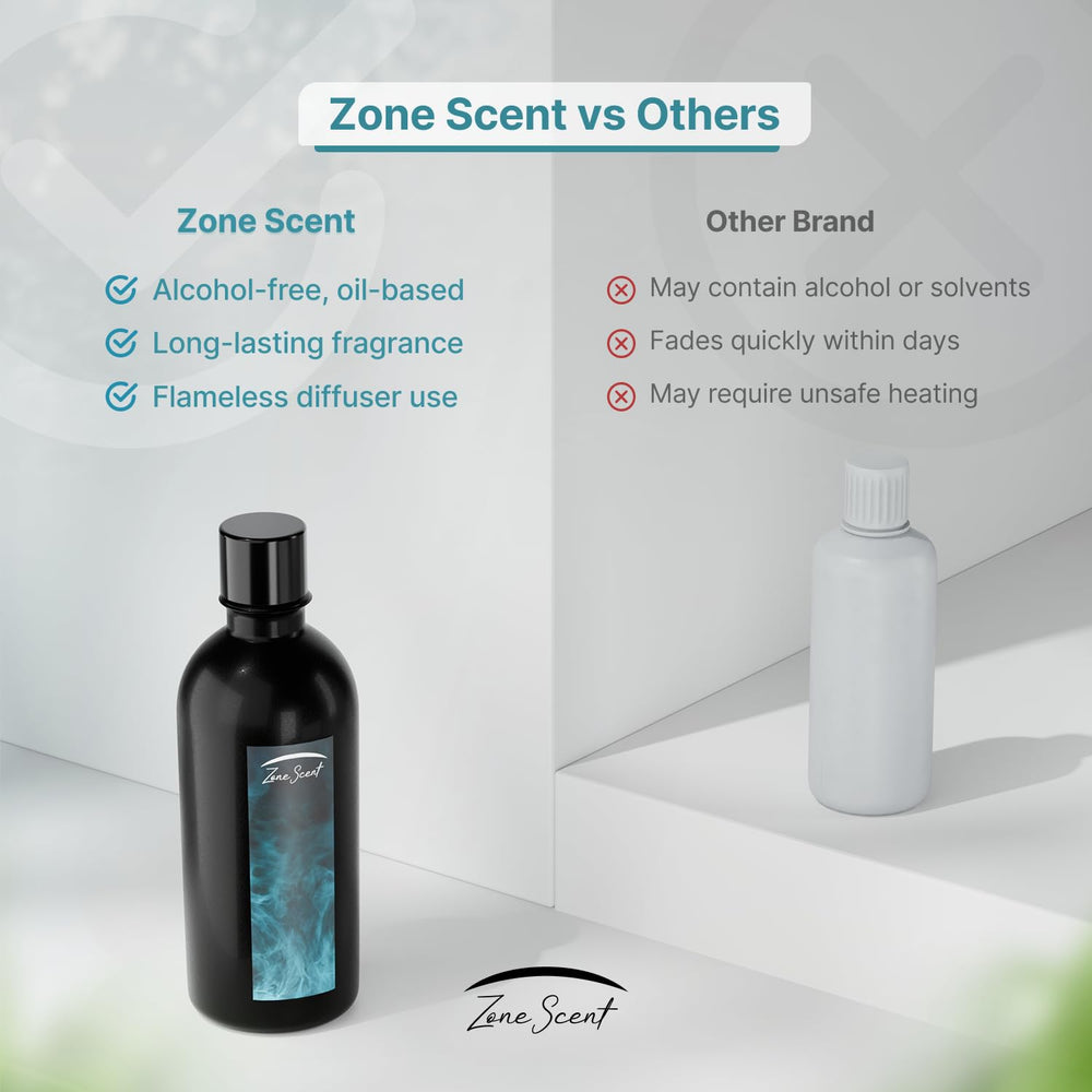 Zone Scent Apricot diffuser in a hotel lobby creates an inviting premium atmosphere.