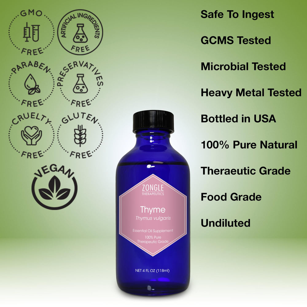 Zongle Therapeutics Thyme Oil diffuser aroma creates a calming atmosphere