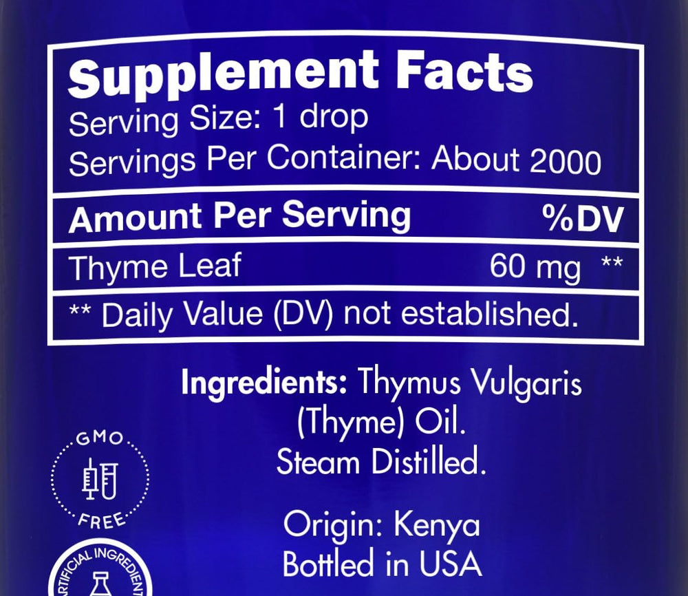 Zongle Therapeutics Thyme Oil pour-over dish highlights direct flavor boost for sauces and marinades