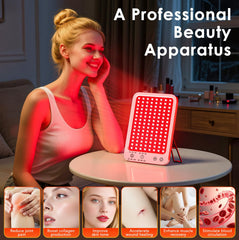 ZonGym 660nm 850nm LEDs closeup highlights dual-wavelength therapy options.