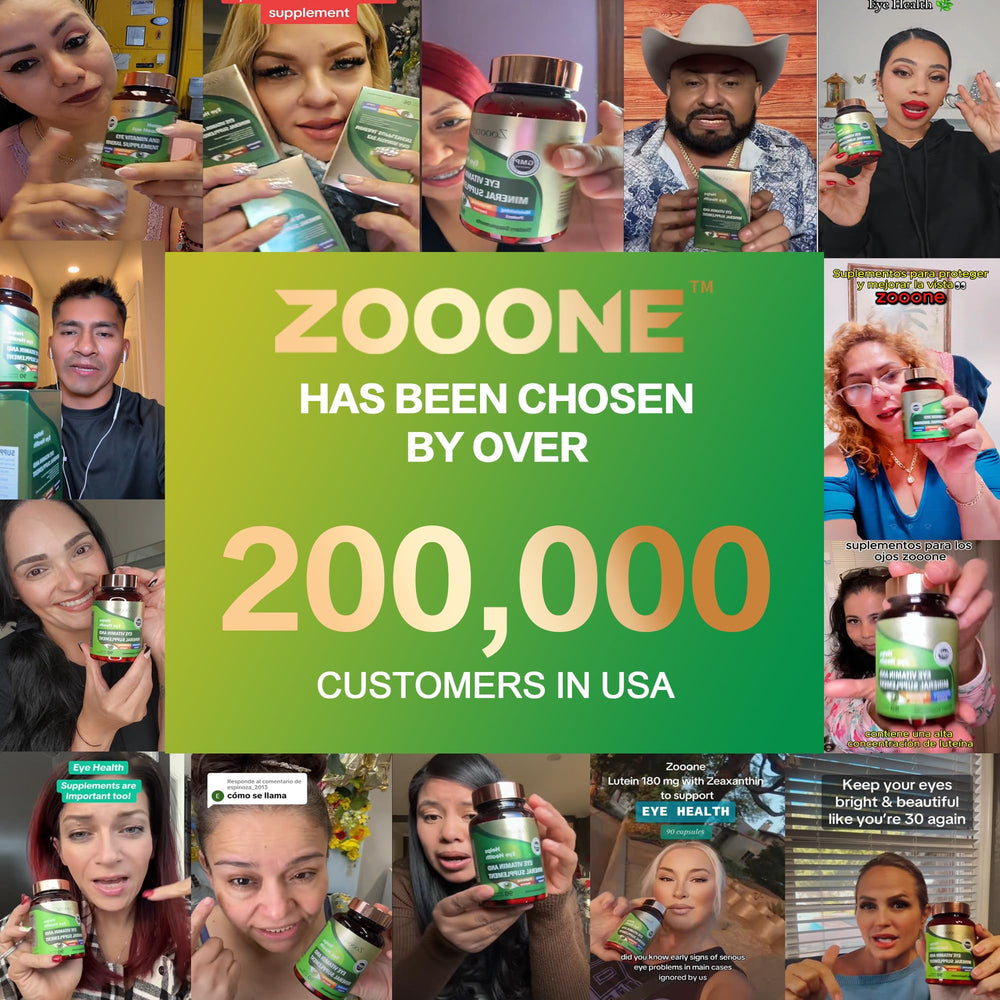 Zooone capsules arranged highlight six-nutrient blend