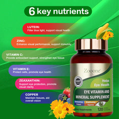Zooone daily dose in hand supports daily eye care