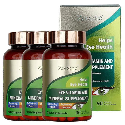 Zooone Lutein Eye Vitamins bottle for ongoing eye support.