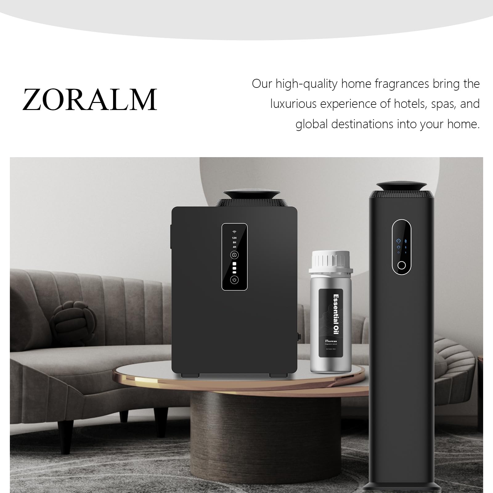 ZORALM Floreas aluminum bottle protects purity from storage to diffusion.