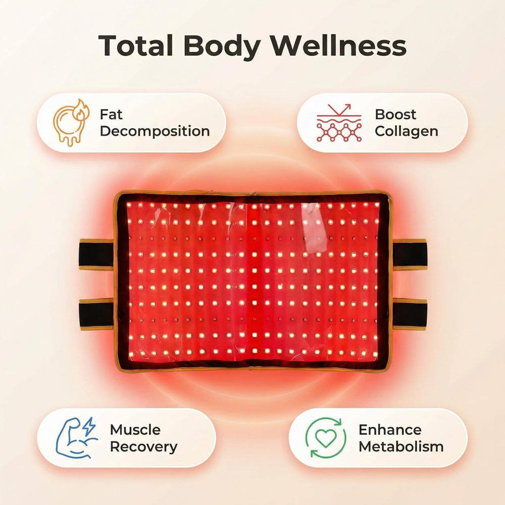 Large-size wrap on the waist providing comfortable full-area therapy.