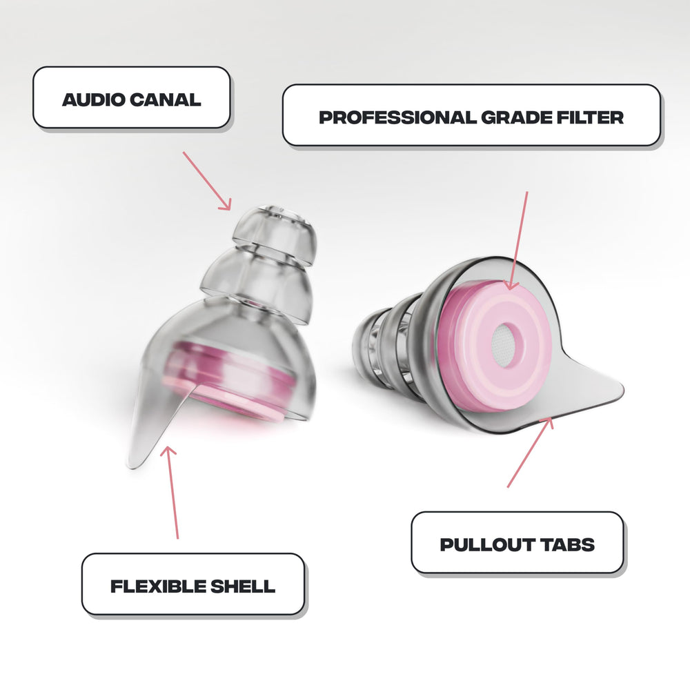 Zound earplugs portable pouch makes carrying protection easy.