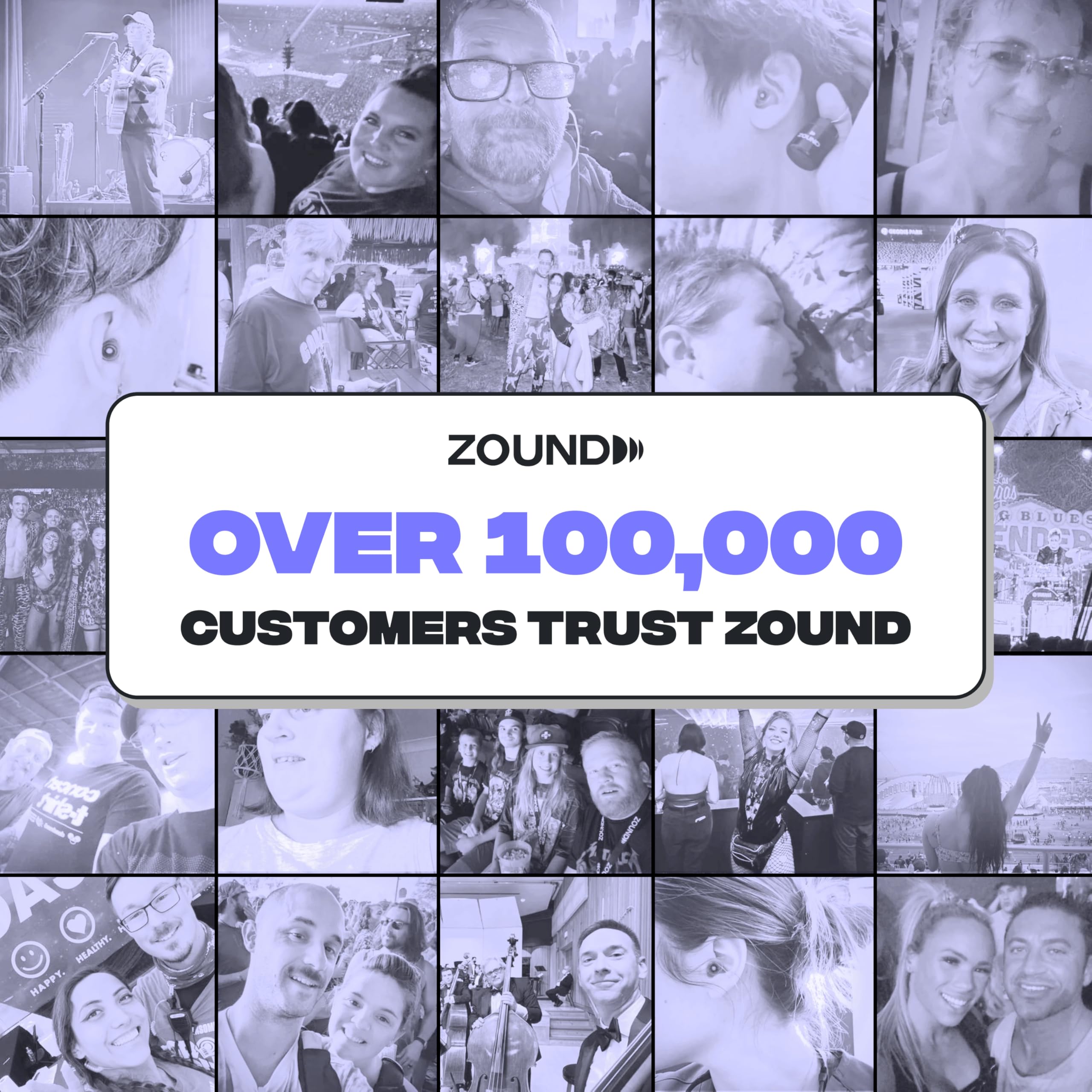 Zound earplugs women's fit ensures comfortable protection during concerts.