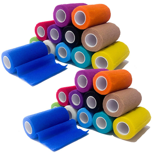 ZOVAREGE 24-roll self-adhesive bandage wrap pack shown for versatile use