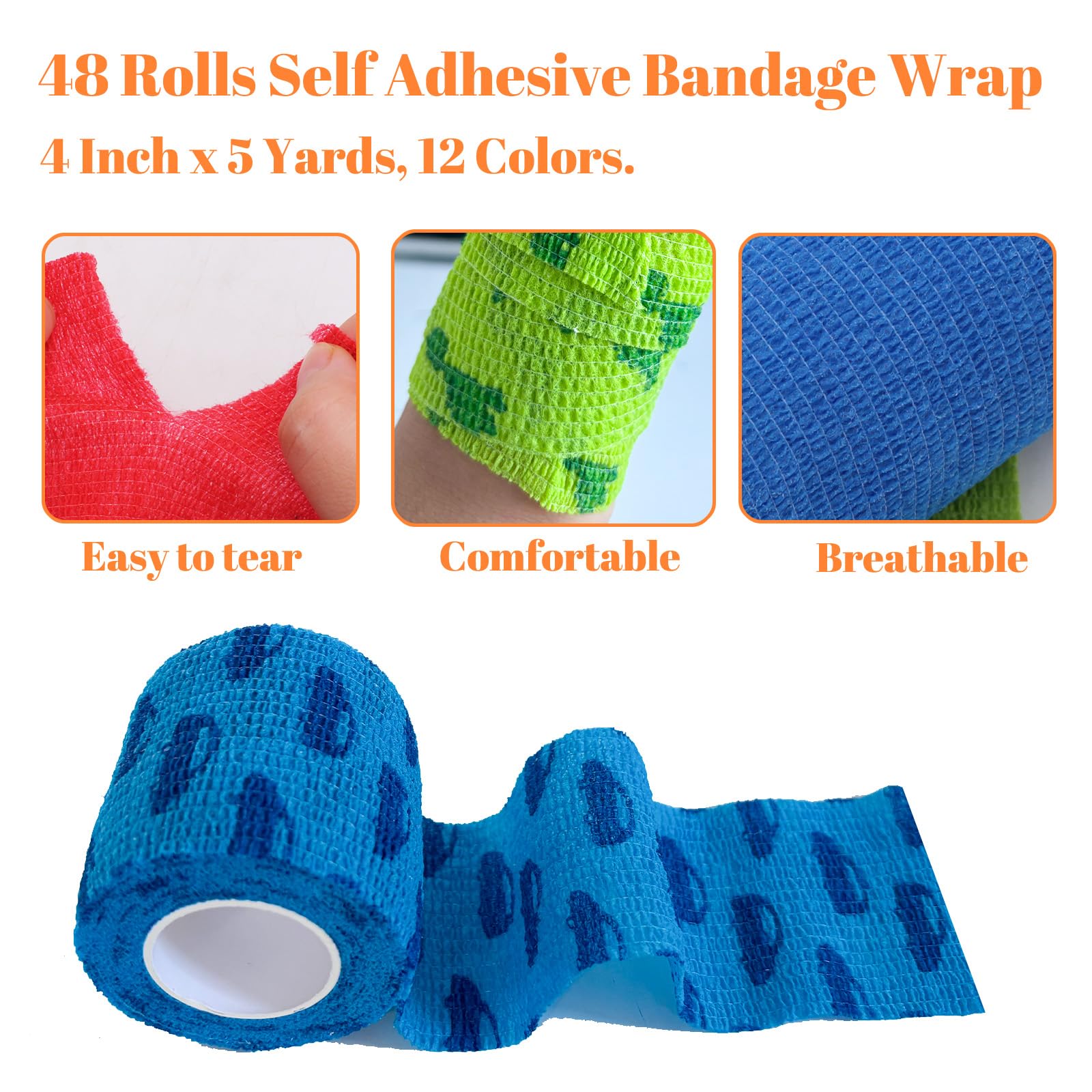 Wrist wrap application using ZOVAREGE bandage wrap for secure comfort.