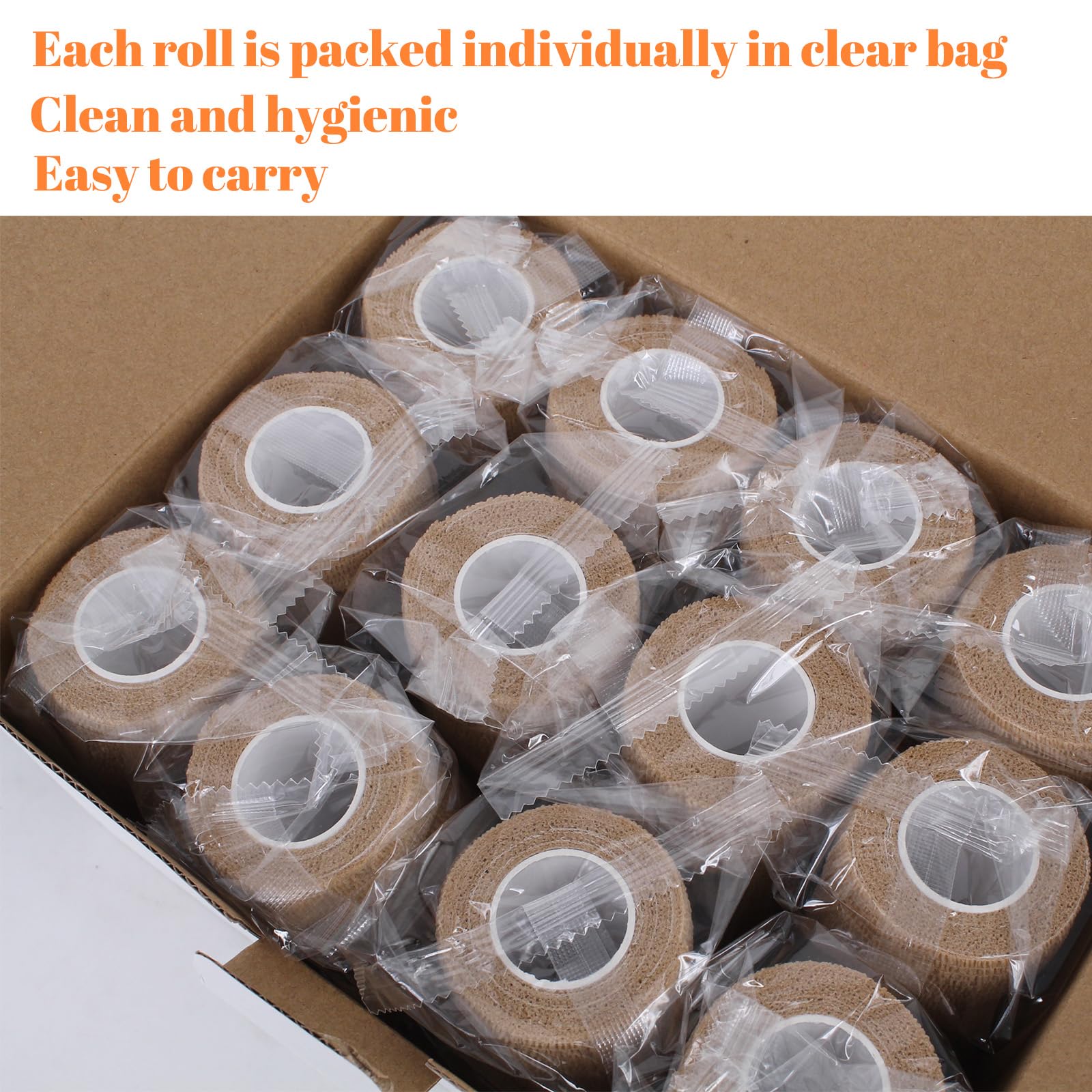 ZOVAREGE individually packaged rolls maintain hygiene and portability