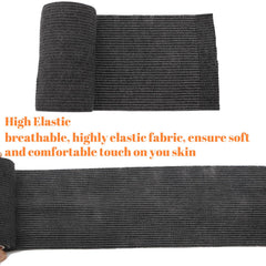 ZOVAREGE self-adhesive wrap tears by hand, no scissors needed
