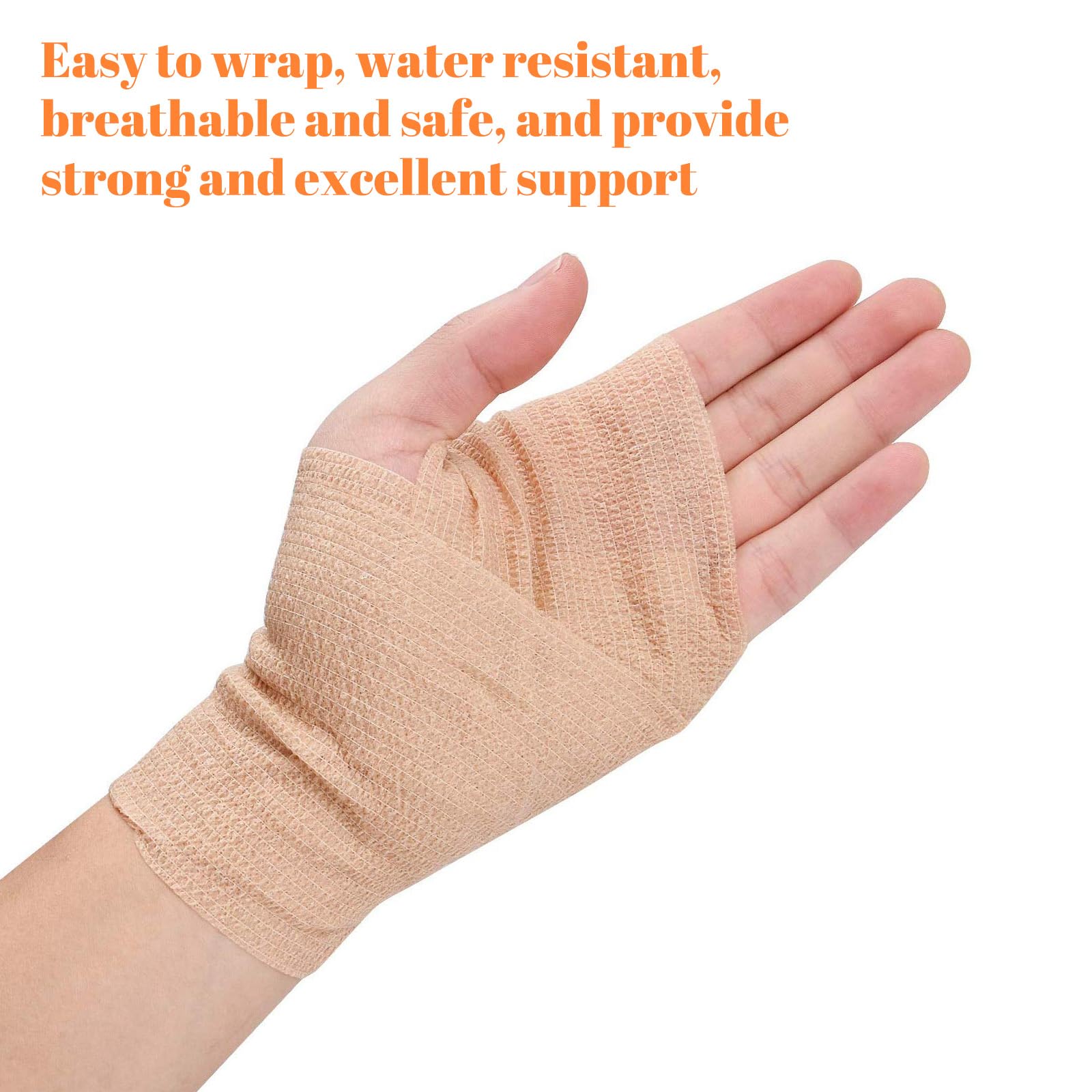 ZOVAREGE tear by hand bandage wrap for fast application