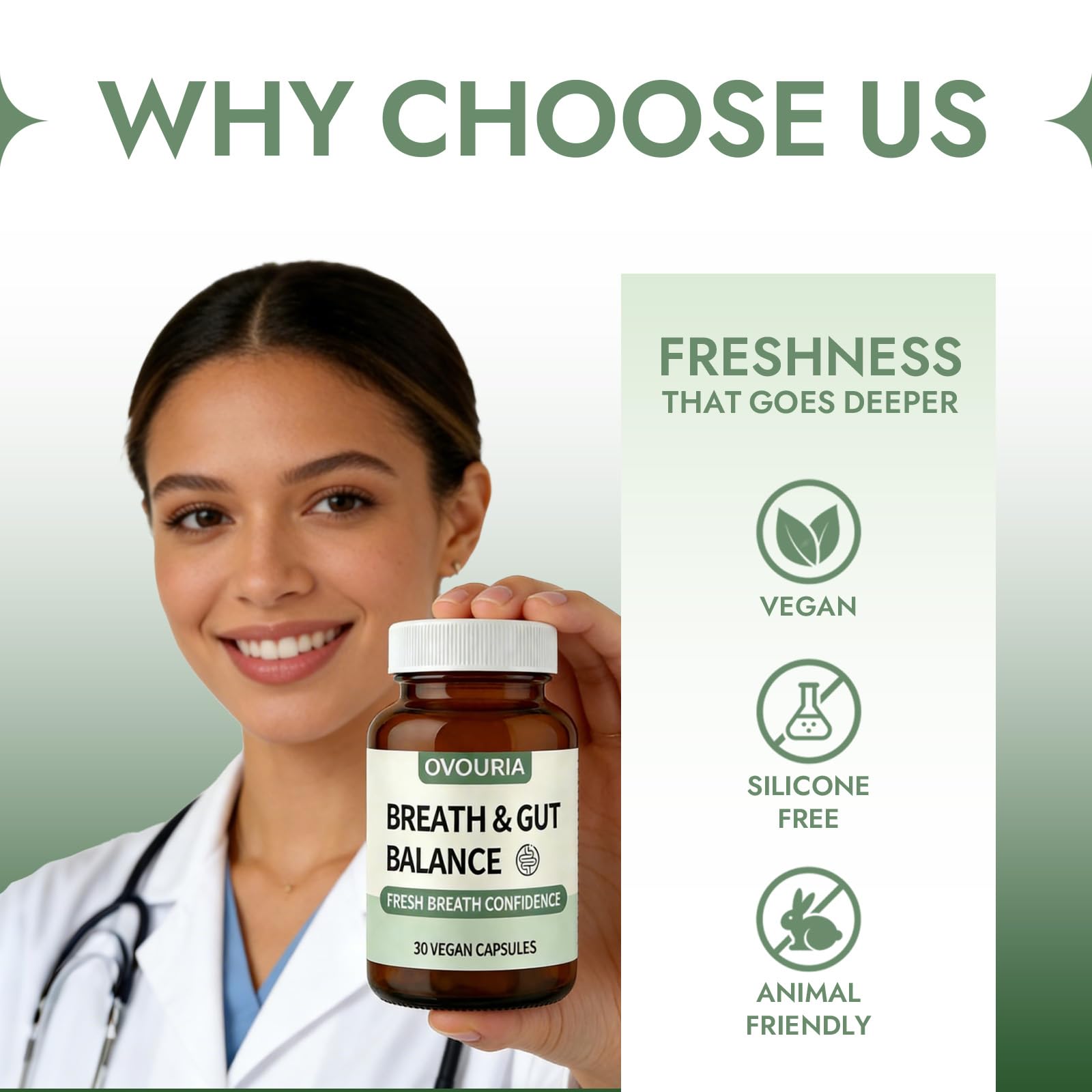 ZPX Ovouria internal odor-neutralization focus supports balanced gut microbiota.