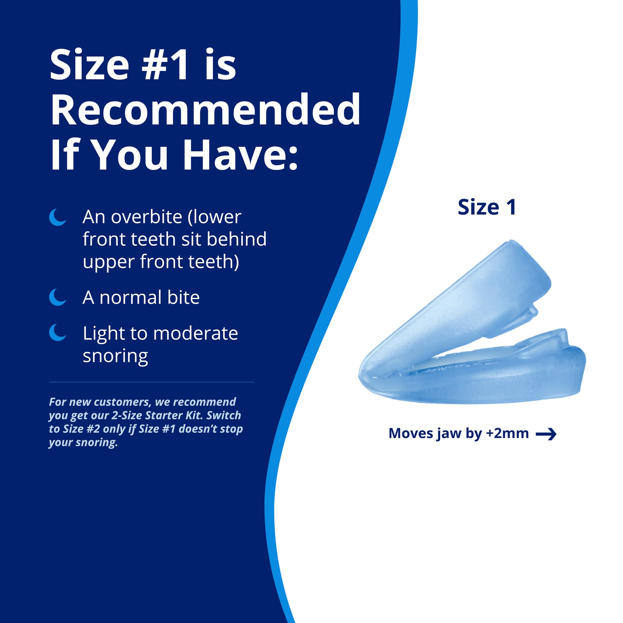 ZQuiet side profile highlighting jaw advancement concept for sleep comfort