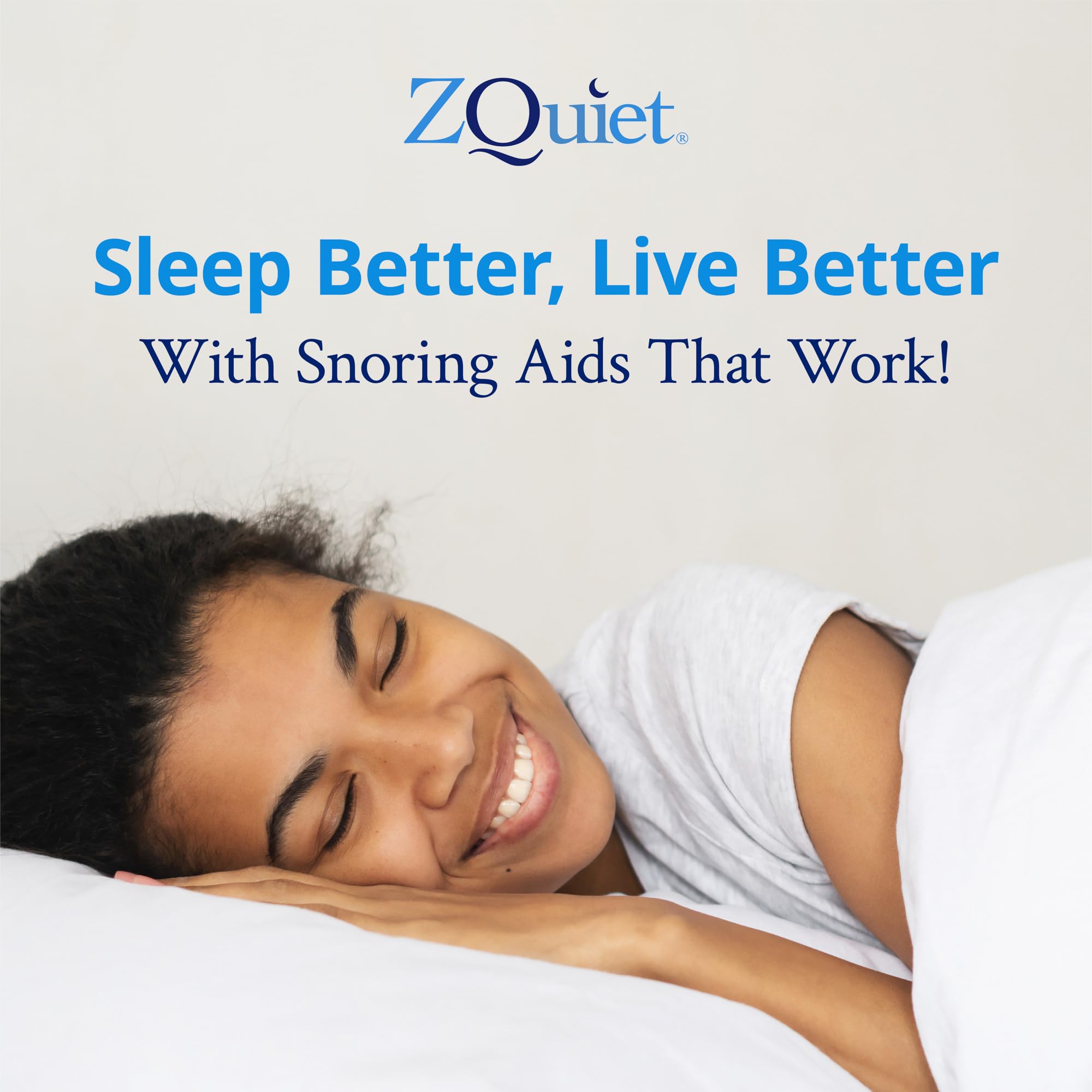 ZQuiet USA-made dentist-designed mouthpieces for a comfortable night routine